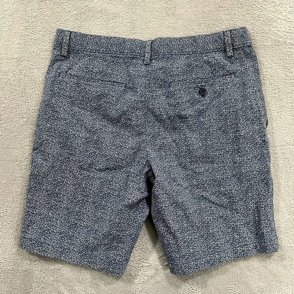 Banana Republic Aiden Shorts Mens 32 Floral Blue Stretch‎ Performance